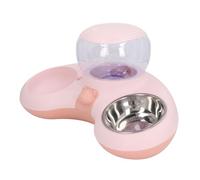 UPQRSG Cuencos Elevados para Gatos, Cuencos Dobles para Perros con Recarga Automática, Cuencos Elevados Inclinados para Gatos con Dispensador de Agua Automático de 1,4 L (S)