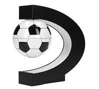 UPQRSG Pantalla de Balón de Fútbol de Levitación Magnética, Flotador Magnético de Baja Fricción Fútbol Levitante con Base en Forma de C, Cool Tech Gadgets Regalo de Escritorio Único para Hombres(UE)