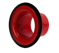 UPQRSG Potenciador de Batería, Goma ABS Resistente Al Desgarro Almohada para Bombo, Mejora Los Bajos Ajuste Conveniente Puerto para Bombo con Etiqueta Protectora(Rojo)