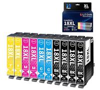 UPRIIN 18XL Cartuchos de Tinta Compatible para Epson 18XL para Expression Home XP-215 XP-225 XP-205 XP-325 XP-422 XP-305 XP-415 XP-425 XP-315 XP-312 XP -425 XP-412