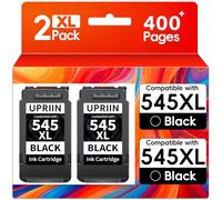 UPRIIN 545XL PG-545XL Negro Cartuchos de Impresora Compatible para Canon 545XL Cartucho de tinta PG545 XL 545XL para Pixma TS3350 MX495 TR4550 TS3150 TR4551 MG2550s MG2555s TS3151 MG3050 MG2950(2950