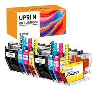 UPRIIN LC422XL Cartucho de Tinta Compatible con Brother LC422 LC-422XL LC-422XLVAL para Tinta Brother MFC-J5340DW MFC-J5345DW MFC-J5740DW MFC-J6540DW MFC-J6940DW (Negro, Cian, Magenta, Amarillo)