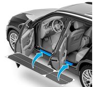 uProtect Protector Umbrales Puertas de Coche Compatible con MG 4 I 2022-2026 - Accesorios vinilos para Puertas Adhesivo Carbono