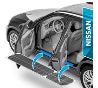 uProtect Protector Umbrales Puertas de Coche Compatible con Nissan Qashqai 3 (III) J12 I 2021-2025 - Accesorios vinilos para Puertas Adhesivo Carbono