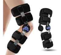 UPROZIL Rodillera ajustable, ROM estable, fijación de rodilla ajustable, inmovilizador de rodilla ajustable con estabilizadores laterales de pierna (altura recomendada: mínimo 160 cm)