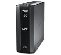APC by Schneider Electric BR1500GI Back-UPS PRO - Sistema de alimentación ininterrumpida SAI 1500VA (10 salidas tipo IEC, AVR, USB, software de apagado), negro