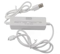 Ups Backup - Fuente de alimentación ininterrumpida de 5 V para cámara de seguridad con conmutación automática y batería de larga duración, diseño compacto de color blanco (1800 mAh)