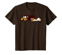 UPS Delivery Truck with Racing Flames and Speed Smoke Camiseta