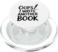 Ups, Escribo Otro Libro Escritor Humor Amante del Café PopSockets PopGrip para MagSafe