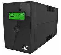 Green Cell UPS01LCD sistema de alimentación ininterrumpida (UPS) Línea interactiva 0,6 kVA 360 W 2 salidas AC