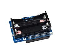 UPS Hat For Raspberry Pi Series Boards Support 5V Uninterruptible Power Supply Charge and Power Output at The Same Time Real Time Monitoring