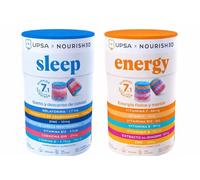 UPSA - Nourished Sleep Gummies + Energy - Pack Sueño y Energía - Melatonina, Ashwagandha, Vitaminas C, B12, D3, E, Zinc y Hierro - 60 gummies - ofertas -5%