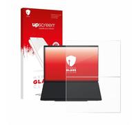 upscreen Lámina Cristales para ASUS ZenBook Duo UX8407 | Transparente Protección Pantalla Made in Germany 9H Dureza Hybrid Tempered Glass