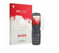 upscreen Lámina Cristales para Panasonic KX-TU550 | Transparente Protección Pantalla Made in Germany 9H Dureza Hybrid Tempered Glass
