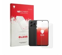 upscreen Lámina Cristales para ZTE Blade V80 Vita | (Frontal+Cámara) Transparente Protección Pantalla Made in Germany 9H Dureza Hybrid Tempered Glass