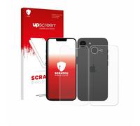 upscreen Protector Pantalla para Apple iPhone 17e (Frontal+Trasero) Película Protectora - Transparente, Anti-Huellas