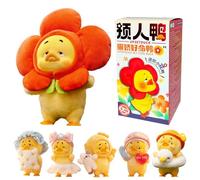 Upsetduck Mystery - Act Cute Duck de 18cm - 6 para coleccionar (+1 Secreto) - Varios Estilos - Figura de Peluche con PVC. Idea Original de Regalo, Producto Oficial. Figuras Coleccionables. +12 Años.