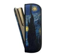 UPSHELL - Funda compatible con IQOS 3 DUO rígida ART LIMITED EDITION, funda porta cigarrillo electrónico accesorios útiles para cigarrillos electrónicos (Beso de Klimt)