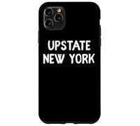 Upstate New York With Distressed Font Vacaciones Viajes Diversión Carcasa para iPhone 11 Pro Max