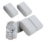 UPSTORE 6 almohadas para exhibición de relojes, cojines de pulsera, soporte suave de terciopelo para joyas, caja de reloj, organizador de almacenamiento de joyas