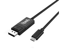 UPTab Cable USB C a DisplayPort 8K 60Hz (2M/6.56FT) Tipo C a DisplayPort Thunderbolt 3 compatible con MacBook Pro, iPad Pro, MacBook Air iMac, Mac Mini, Dell XPS 15/13, Samsung Galaxy S10/S9/S8