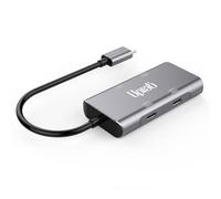 UPTab USB-C (Tipo C) 3.1 Gen 2 a 4 Puertos USB-A 3.1 Gen 2 10 Gbps para MacBook Pro iMac 2017, Google Chromebook Pixelbook, XPS, Samsung S9, S8, portátiles HP y más Dispositivos USB Tipo C