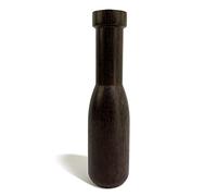 UPTALY 1 maja de madera (17 x 4,2 cm), color marrón natural, africano madera millettia laurentii, sin empalme, maja de madera maciza, maja reemplazable, maja larga de cocina de repuesto, para mortero