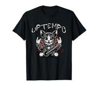 Uptempo Hardcore Katze Harderstyles Rave 200 BPM Hakken Camiseta