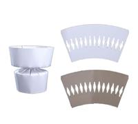 Uptiar Idea de regalo para el día de la madre, cartón redondo para dar forma a ramo | Ayudante de envoltura floral con forro, soporte profesional para arreglos del día de la madre, bodas y