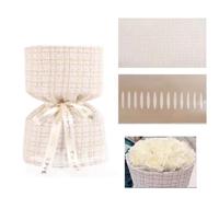 Uptiar Idea de regalo para el día de la madre, cartón redondo para dar forma a ramo | Ayudante de envoltura floral con forro, soporte profesional para arreglos del día de la madre, bodas y
