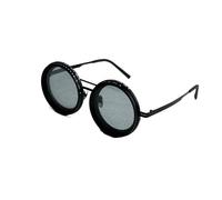 Uptiar Lentes de sol de tinte ajustables redondos polarizados con filtro ND integrado, control manual de tinte de 1 a 9 engranajes para hombres, Patas delgadas negras - Patas negras