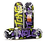 UpTone360 Monopatín para jóvenes a partir de 14 años - Soporta hasta 200 kg para trucos impresionantes, rodamientos ABEC-9 rápidos para altas velocidades