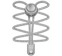 UpUGo 1 Par Cordones Sin Atar, Cordones Elásticos, Talla única Para Adultos