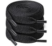UpUGo 3 Pares de Cordones, Cordones Planos de 8 mm de Ancho Para Zapatillas Deportivas, Correr, Adultos