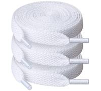 UpUGo 3 Pares de Cordones, Cordones Planos de 8 mm de Ancho Para Zapatillas Deportivas, Correr, Adultos