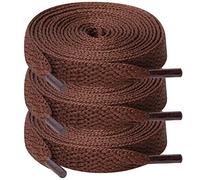 UpUGo 3 Pares de Cordones, Cordones Planos de 8 mm de Ancho Para Zapatillas Deportivas, Correr, Adultos