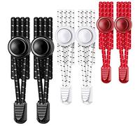 UpUGo Paquete de 3 Cordones Sin Atar, Cordones Elásticos, Talla única Para Adultos