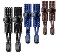 UpUGo Paquete de 3 Cordones Sin Atar, Cordones Elásticos, Talla única Para Adultos