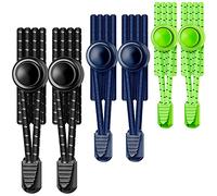 UpUGo Paquete de 3 Cordones Sin Atar, Cordones Elásticos, Talla única Para Adultos