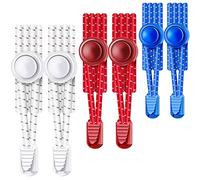 UpUGo Paquete de 3 Cordones Sin Atar, Cordones Elásticos, Talla única Para Adultos