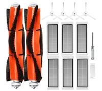 UPUPDAY Accesorios Recambio para Xiaomi Roborock S5 S50 S51 S55 S5 Max S6 S60 S65 Aspiradora, 2 Cepillo Principal, 6 Filtros HEPA, 4 Cepillos Lateral