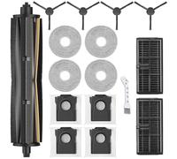 UPUPDAY Accesorios Recambios para Dreame L10s Pro Ultra Heat/L10s Ultra Gen 2/L40 Ultra AE/X30 Ultra, para Mova E30 Ultra, 1 TriCut Cepillo Principale, 2 Filtros, 4 Bolsas, 4 Mopas, 4 Cepillo Laterale