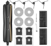 UPUPDAY Accesorios Recambios para Dreame L50 Ultra AE/L10s Ultra Gen 3/X40 Ultra Complete/L40 Ultra/Mova P50 Pro Ultra, 1 TriCut Cepillo Principale, 2 Filtros, 4 Bolsas, 4 Mopas, 4 Cepillo Laterale