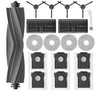 UPUPDAY Kit de Accesorios Recambios para Dreame L40 Ultra A/AE, L10s Ultra Gen 2, L10s Pro Ultra Heat, X30 Ultra, Mova E30 Ultra, 1 Cepillo Principale, 2 Filtros, 6 Bolsas, 4 Mopas, 4 Cepillo Laterale
