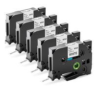 Upwinning Compatible Brother Ptouch TZe-221 TZe221 TZe Cinta 9mm 0.35 Negro sobre Blanco para Impresoras de Etiquetas Brother P-touch 1000 1010 H100lb H105 H110 D210