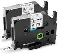 Upwinning TZe-231 Compatible Brother P-touch Cinta de Etiquetas 12mm x 8m