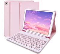 Upworld iPad Keyboard Case 9.7, Estuche inalámbrico con Teclado Bluetooth para iPad 9.7 2017/2018 / iPad Air 2 / iPad Air/iPad Pro 9.7,Estuche Blando Ultrafino Desmontable para iPad 9.7portalápices.