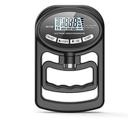 Upxiang Dynamometer de mano Grip Strength Trainer-Electronic Hand Grip - Dynamómetro de mano (265 lbs/120 kg, agarre de fuerza), color negro