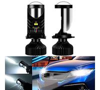 UPXSXT 2Pcs H4 Bombillas LED para Faros Proyectores, 9-32V 16000LM 100W blanco frío alto brillo luz alta y baja LED bombilla de faro para coches y motos
