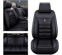 UQABS Fundas de Asiento de Coche Cuero universales para Alfa Romeo 159 Sportwagon (939B) 159 Sportwagon Q4 (939B) GT Q2 (937C),Compatible con airbag Lateral-Negro